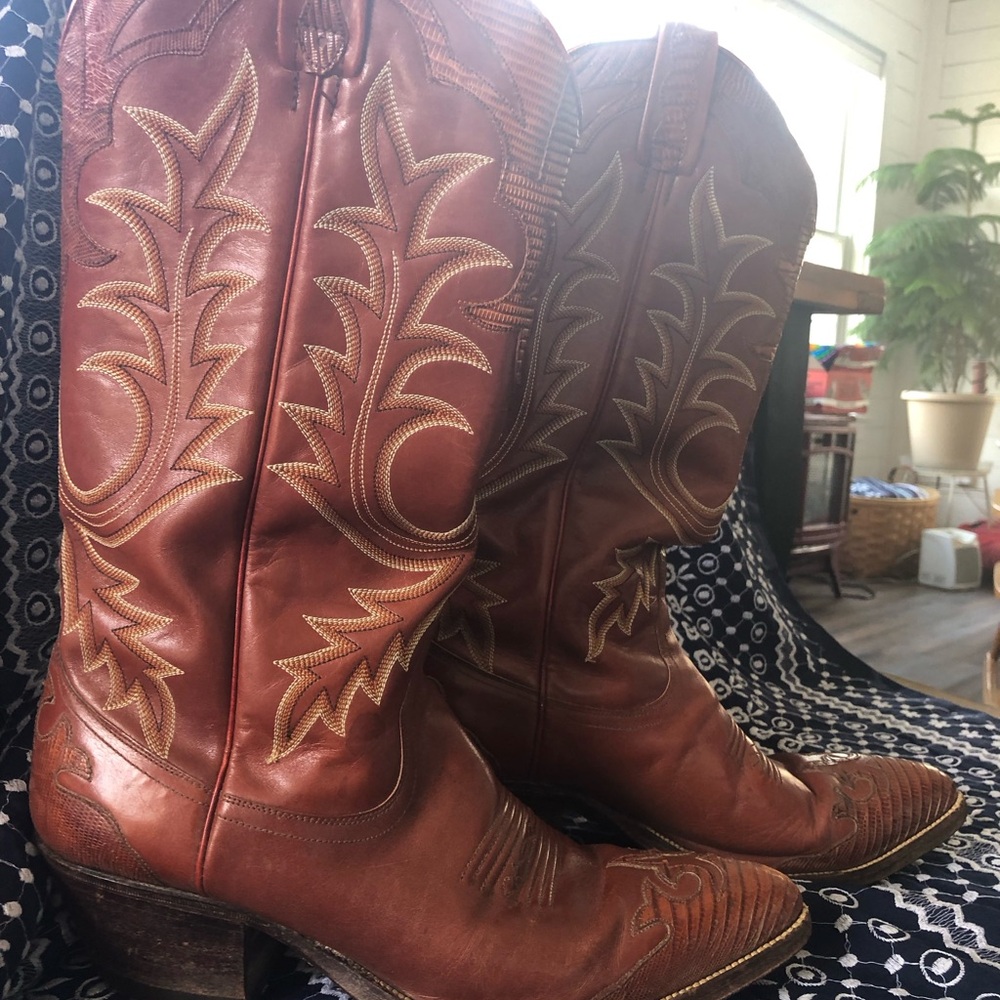 Brown Western Cowboy Boots